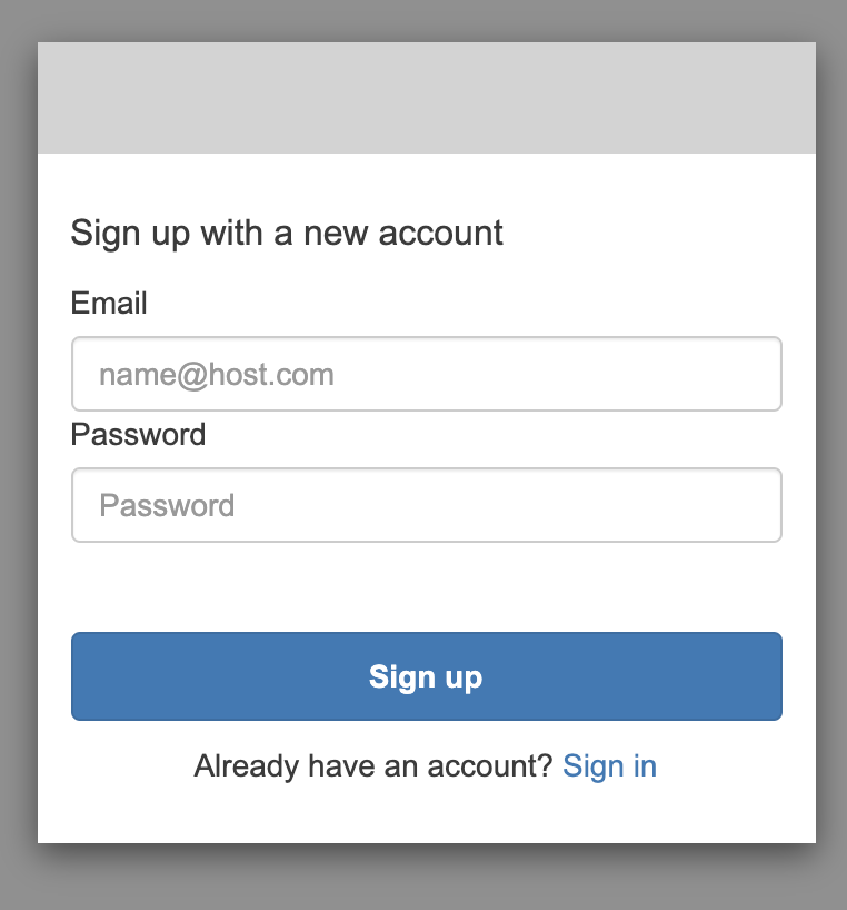 Cognito Hosted UI Sign Up